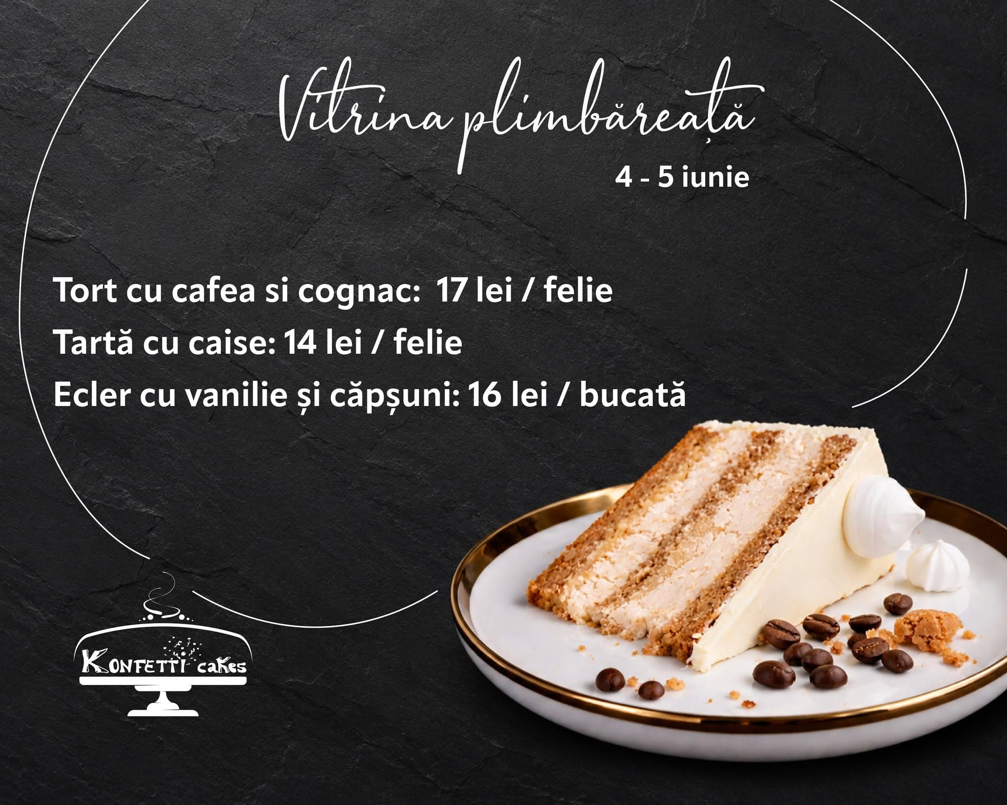 Tort cu cafea și cognac